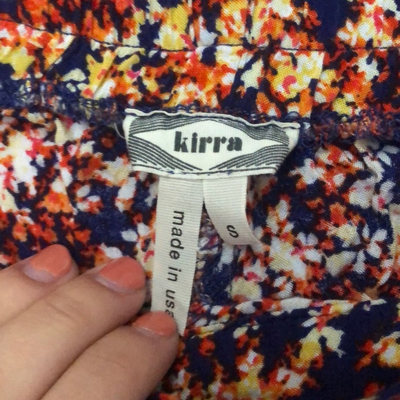 Summer Floral Shorts Cotton multicolored - Picture 2 of 4